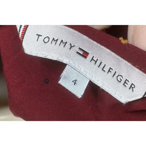 TOMMY HILFIGER Size 4 Blouse Pullover *read* 100% COTTON - Picture 7 of 12